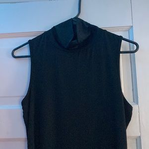 Long Black Turtleneck Shein Dress